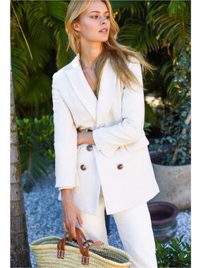 Emerson Fry Lee Linen Blazer (0) NWOT